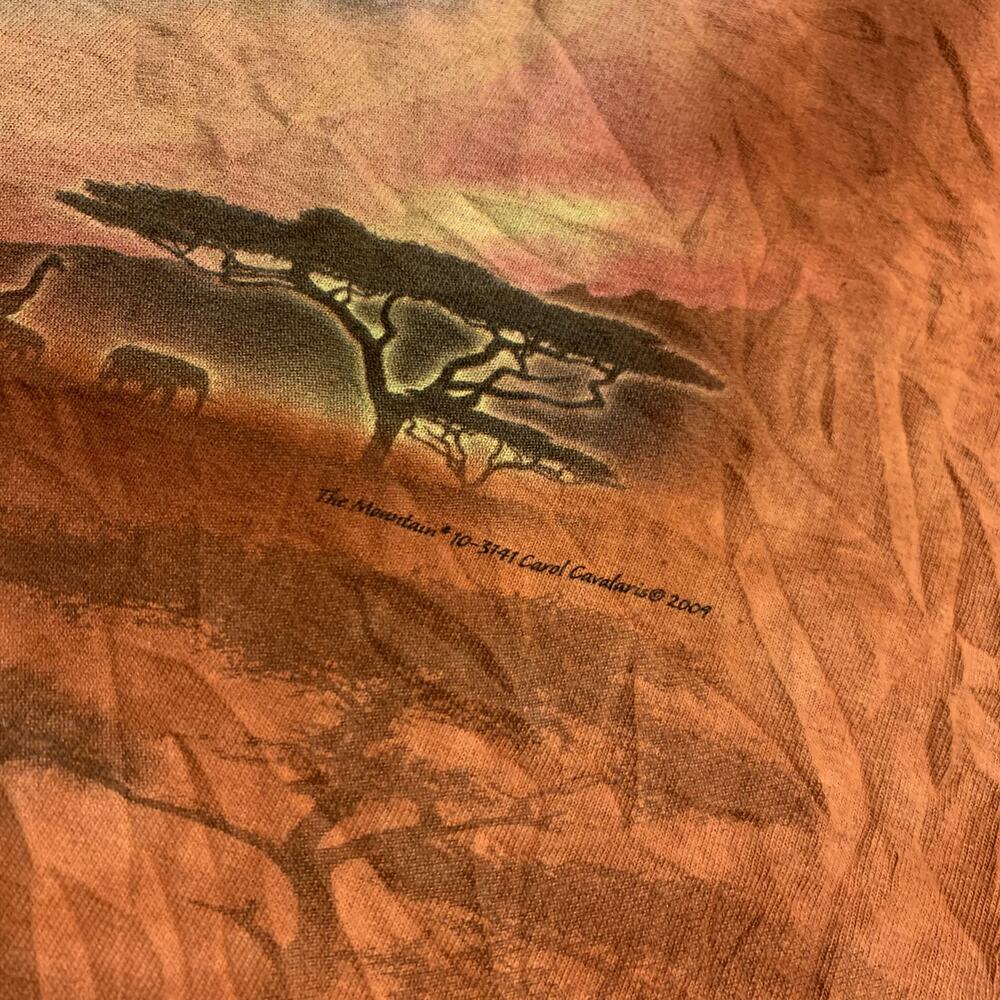 Vintage 2009 The Mountain Lions Big Cat Seaworld T-Shirt Men's 2XL XXL Orange - Picture 3 of 8